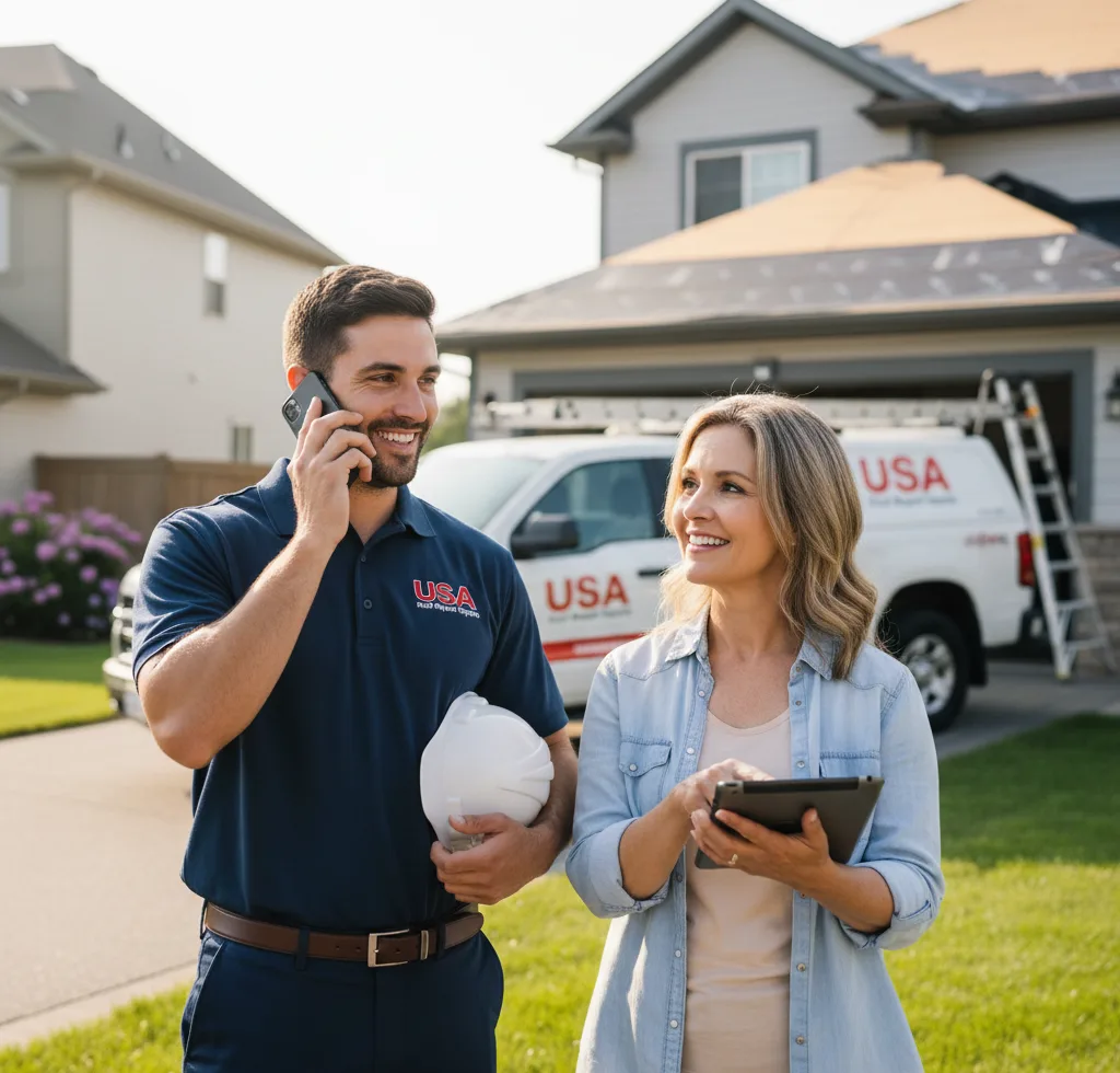 USA Roof Repair Experts customer support in Lexington